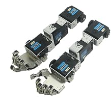 POEIRA Humanoid Robot Left Hand Right Hand Arm with Fingers Manipulator & Servo for DIY Robotics