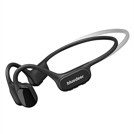 BD-F2H Bone Conduction hearing amplifier for Seniors, 5-Level Memory Volume, IPX5 Waterproof - personal hearing amplifier with the latest Bluetooth (BT) 5.3 technology open ear headphones