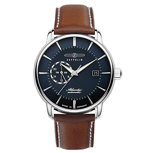 Zeppelin Atlantic 8470 Mens Watch with Leather Strap Automatic Date