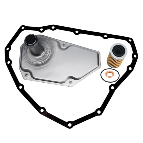 RE0F11A JF015E CVT Transmission Filter & Oil Pan Kit Compatible With 2012-2019 Nissan VersaSentraVersa Note Replaces 33010-JF015 31726-28X0A