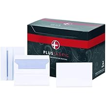 Plus Fabric Envelopes Wallet Press Seal 110gsm C6 White [Pack of 500]