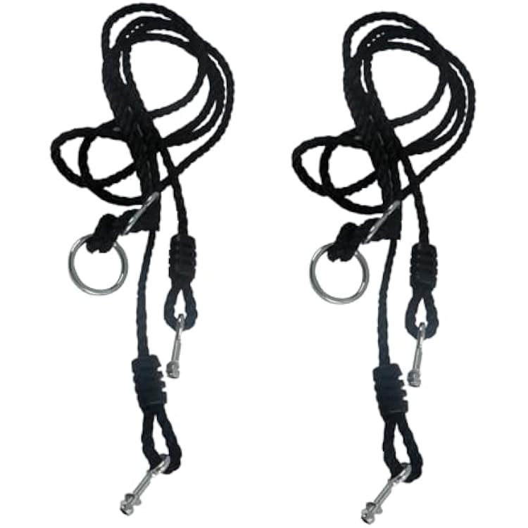 Saucer Swing Replacement Straps 1 Pair, Adjustable Length of 47-71 Inches, Load-Bearing Capacity of 550 lbs, Weather Resistant