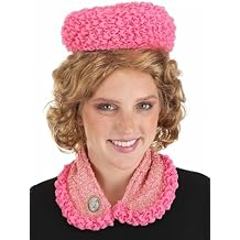 Women's Dolores Umbridge Costume Hat & Cat Pin Kit - Crepe Hat, Boucle Collar, Officially Licensed