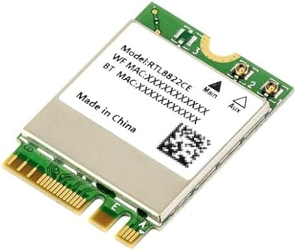 RTL8822CE Wireless NIC, 2.4G/5GHz Dual-Band WiFi 5, Bluetooth 5.0, High Speed and Low Latency, RTL8822CE-CG Core, High Speed Wireless Card (Wireless-RTL8822CE)