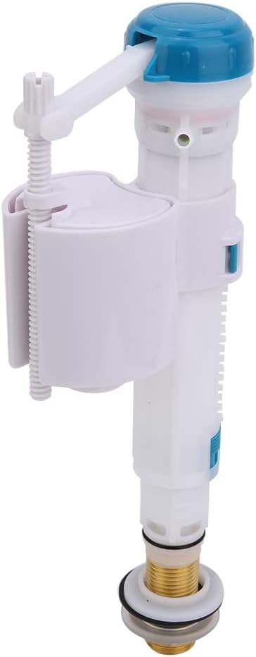 Garosa Toilet Fill Valve Push Button Fill Valve Double Flush Cistern Syphon G1/2 Bathroom Toilet Flush Valves (4 points copper pipe inlet valve)