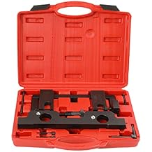 Engine Camshaft Alignment Locking Timing Tool for BMW N20/N26 with 4 Cylinder Turbo Engine, Includes Fixating Base, Alignment Pin, Belt Tensioning Tool, Heavy Duty Repair Kit with Carrying Case