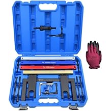 Master Engine Timing Vanos Camshaft Alignment Locking Tool Kit, Compatible with BMW 2.5 3.0 N51 N52 N53 N54 N55 S55 Engines, Including BMW 3 Series 328i, Crankshaft Flywheel Alignment Tool