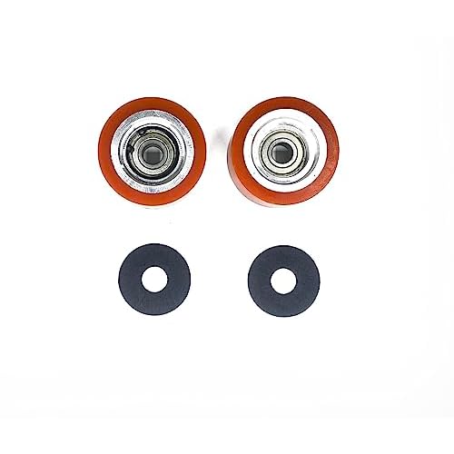 2PC 70298701-70568201-70616701 Orange Roller Bearing Compatible with Alliance, Compatible with Huebsch, Compatible with Speedqueen