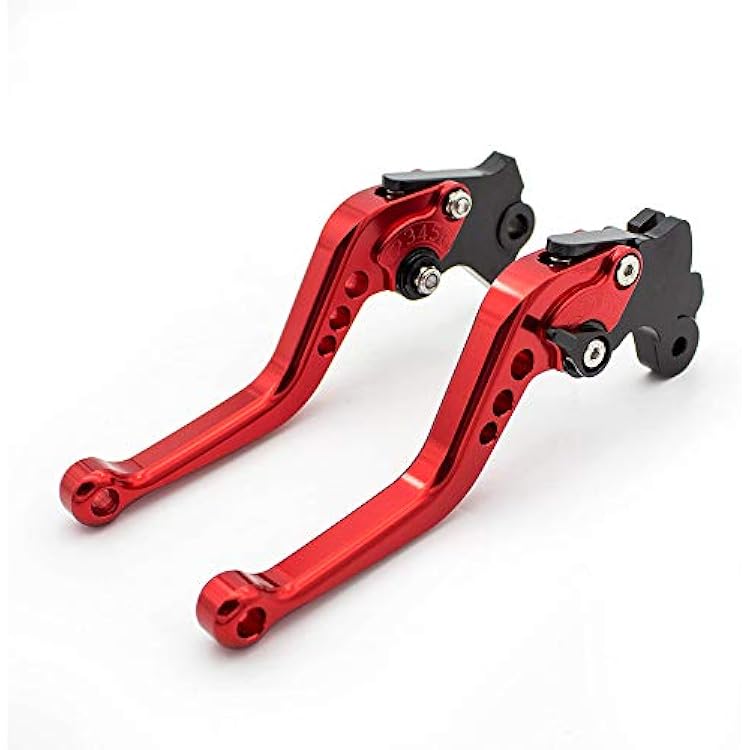 CNC Clutch Brake Levers Compatible with YZF R9 MT09 MT-09  SP 2024-2025 Motorcycle Short Red
