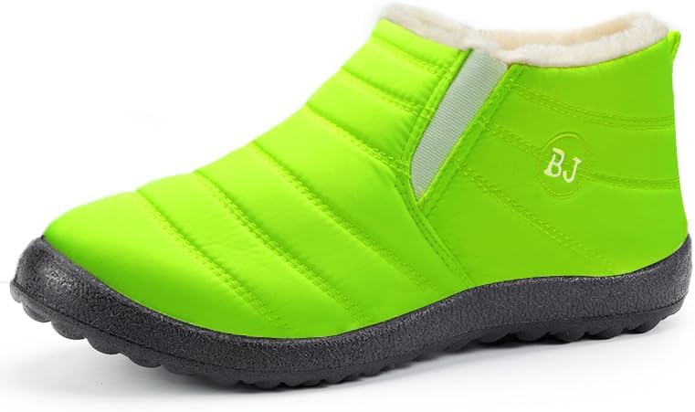 Snow Boots for Women Men Winter Boots Fur Lined Warm Comfortable Ankle Booties Waterproof Anti-Slip Lightweight Outdoor Shoes