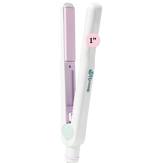 Mane Three Way Multi-Use Hair Straightener - 1" Ceramic Flat Iron, Hair Curler, and Waver All In One - Anti Frizz Styling Tools to Boost Volume & Shine - For All Types & Textures - Automatic Shut Off