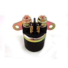 Automatic 3-Terminal Silver Copper Normally Open 10A Starter Relay Solenoid for Suzuki LS650 LS650F Boulevard S40 1986-2012