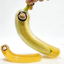 Monkey Banana Pod Storage Container,Banana Saver Case,Portable Banana Keeper Holder for Outdoor Travel,Kids Lunch Box & Backpack,Reusable Banana Keeper Holder,Cute Kitchen Gadget