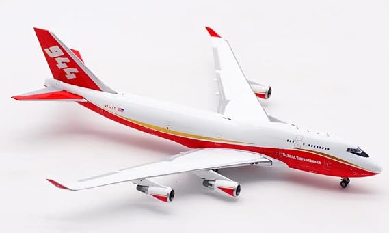 JC Wings Global Super Tanker Services for Boeing B747-400BCF N744ST 1:400 DIECAST Aircraft Pre-Built Model