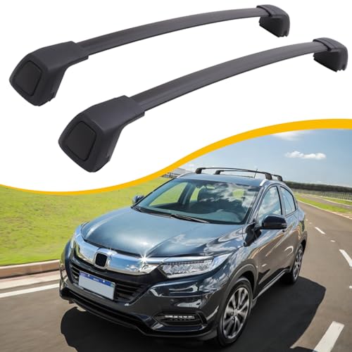 Cross Bars Roof Rack Fit for Honda HR-V HRV 2016-2022 Lockable Luggage Rack Crossbar Cargo Carrier Rooftop Accessories with Side Flush Rails