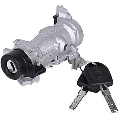 Ignition Switch Lock Cylinder Compatible with Audi A3 Volkswagen VW Golf Jetta Passat Tiguan Replaces 1K0905851B 1K0905865 with Key Ignition Starter Switch Kit