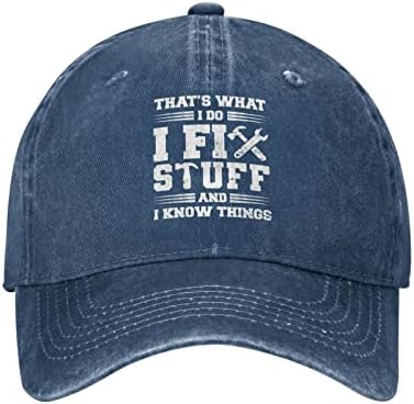 I Fix Stuff and I Know Things Cool Stuff Hat for Men