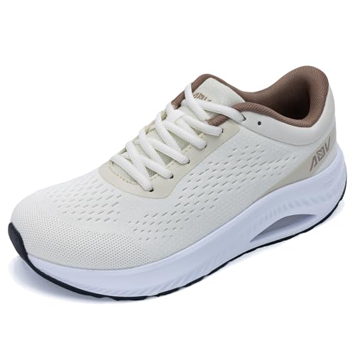 AOV Wide Toe Box Shoes Women Arch Support Walking Shoes Plantar Fasciitis Orthotic Tennis Sneakers