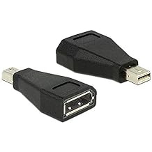 Premium Cord DisplayPort to Mini DisplayPort Adapter, Video Full HD 1080p 60Hz, DisplayPort Female to Mini DisplayPort Male, Black