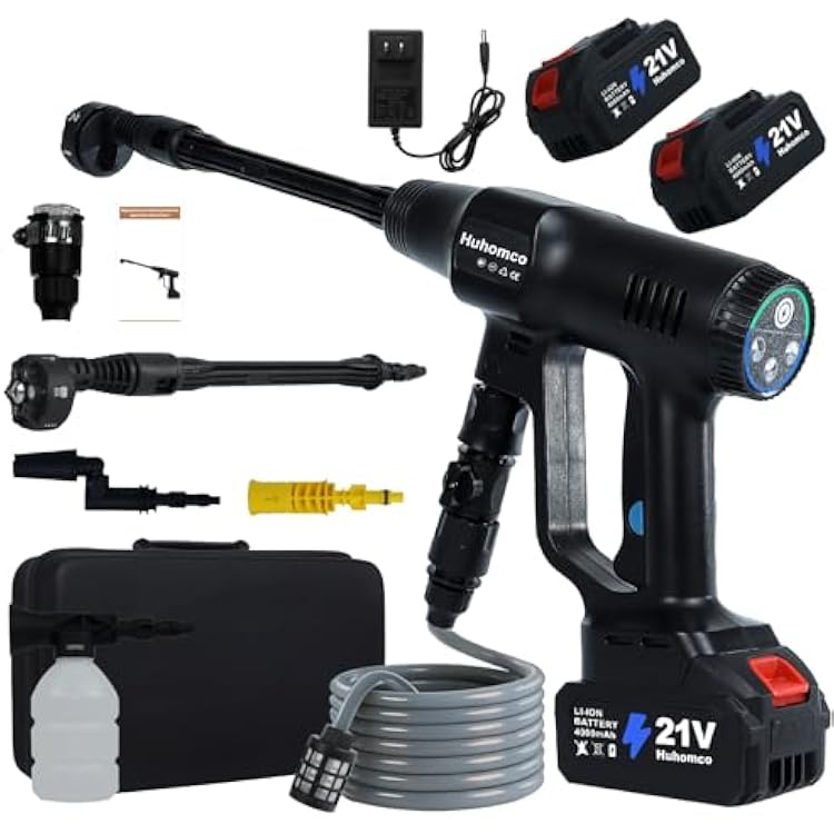 Cordless Pressure Wassher, 2  4000mAH Battery