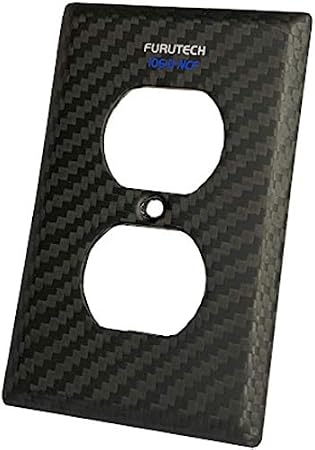 Furutech 106-D NCF Non-Magnetic Nano-Crystal Carbon-Fiber Outlet Cover