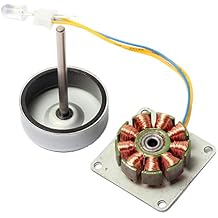 Micro 3 Phase AC Mini Hand Brushless Motor Generator Model Science Experiment Teaching Aid Kit DIY