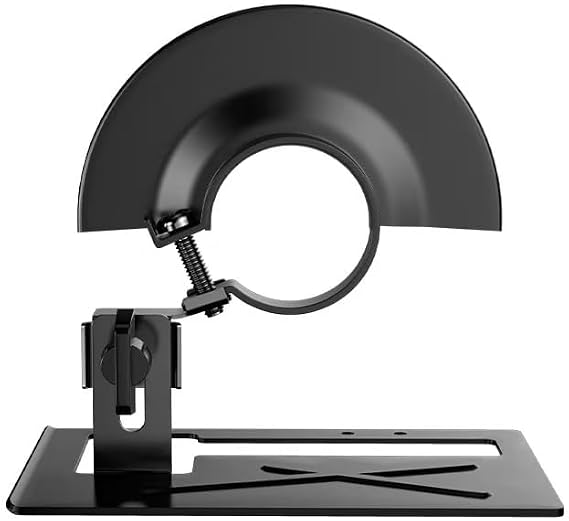 Angle Grinder Cutting Stand Set with 1.65" Bore Grinder Guard for Grinder | Lightweight cutting bracket with adjustable designeasier to carry than bulky fixed stands.Great for on-site woodworking