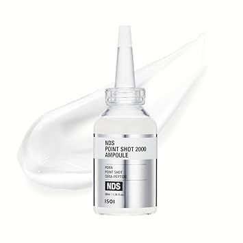 ISOI NDS Point Shot 2000 Ampoule, 8X Cera-Peptide Skin Booster with PDRN, Korean Skin Care (1.28 fl.oz, 38ml)
