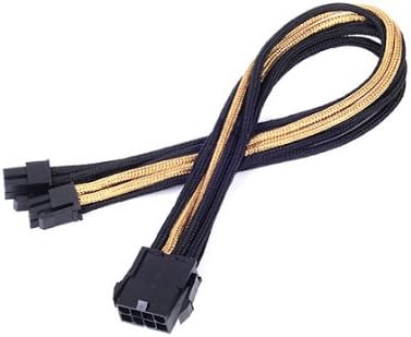 Silverstone Tek Sleeved Extension Power Supply Cable with 1 x 8-Pin to EPS12V 8-Pin Connector (PP07-EPS8BG)