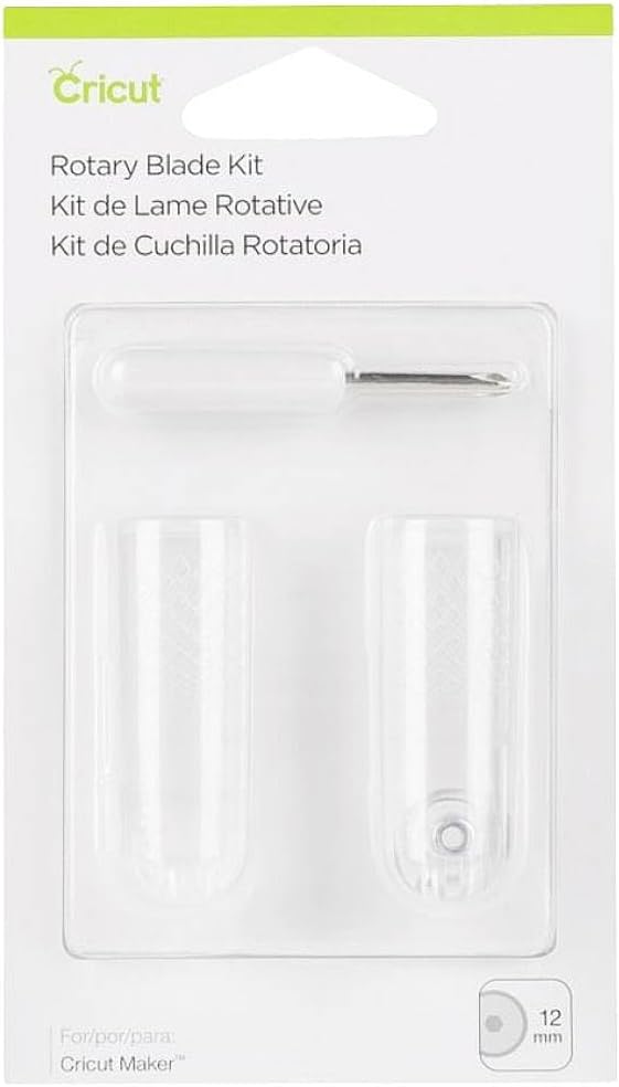 Cricut 2007445 Rotary Blade Replacement Kit, Metal, One Size