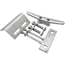 8" Cast Iron Dock Cleat Set with Mounting Hardware