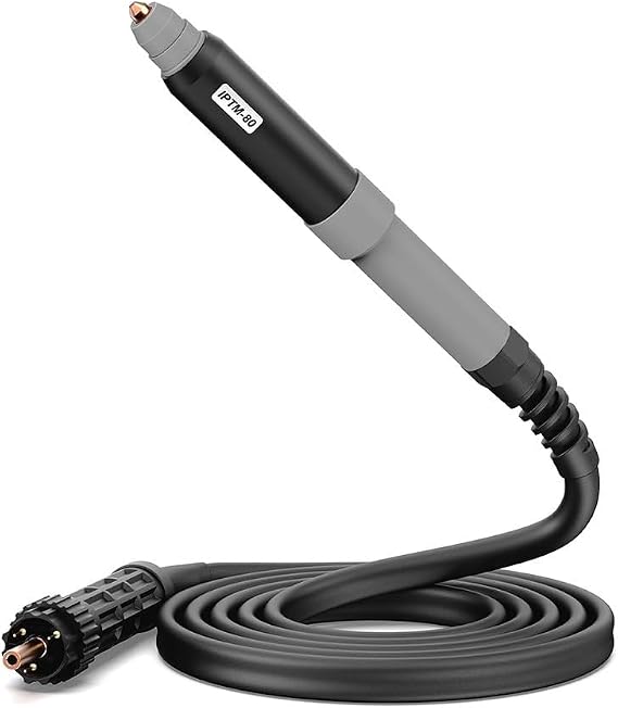 PTM-80 Plasma Straight Torch Head Set, With 6M Cable For LOTOS LTP7500 for PRIMEWELD Bestarc BTC800XP for Everlast 80-102 Longevity 82I Machines