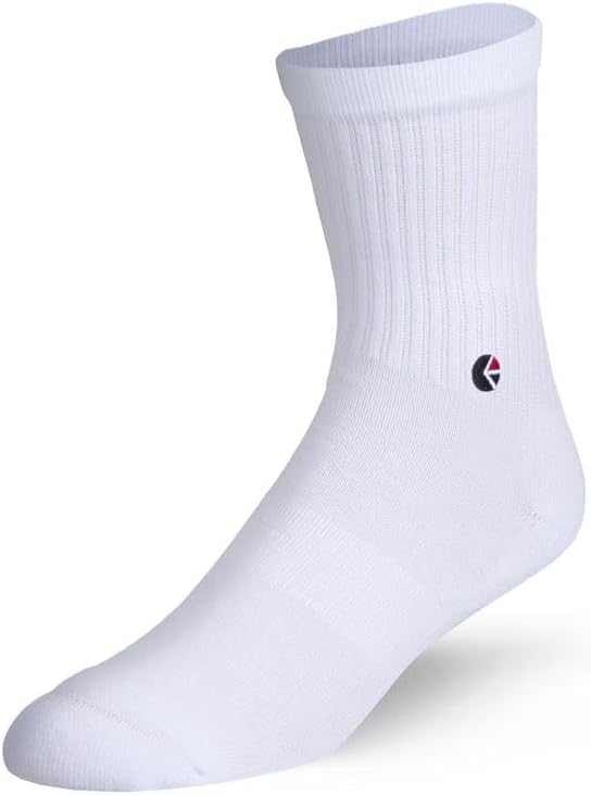 Ethika Women's Crew Sock | Logo -Black/Red- | Length Sock womens crew socks with Woven Pattern, Ultra Soft, and Arch Support