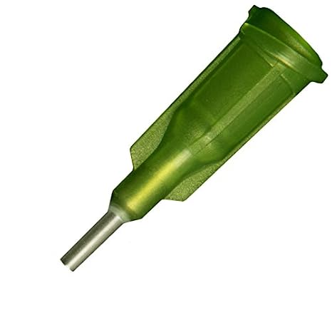 Blunt Tip Dispensing Fill Needle 14ga x 1/4" Olive Green 50 pcs