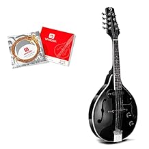 Vangoa Mandolin Instrument Beginner Acoustic Electric A Style Mahogany Musical Instrument with String Set