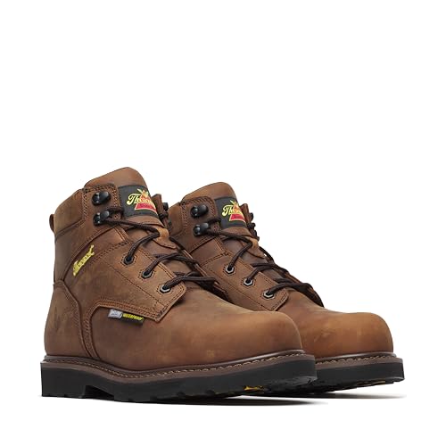 Thorogood Jobsite Series - Metatarsal - 6 I-Met Composite Safety Toe Mens Durable Waterproof Work Boots for Heavy Duty Jobs