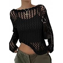EVALESS Off The Shoulder Loose Knit Summer Sweater for Women Beach Vacation Clothes for Women Trendy 2026