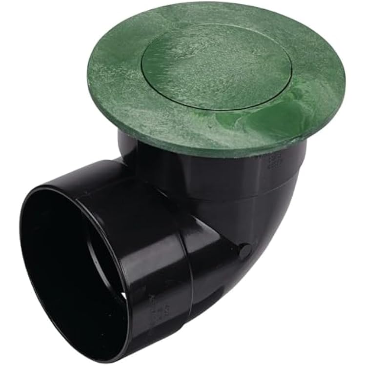 4-Inch Pop-Up Drainage Emitter, Blends Into Landscape, Low-Profile Spring-Loaded Cap, Compatible with 4-Inch Drain Pipes