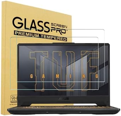 i-Tensodo 2 Pack 15.6 Inch Tempered Glass Screen Protector Compatible with ASUS TUF 15.6 Inch Gaming Laptop, ASUS VivoBook 15, ZenBookZenBook Pro 15, Rog Zephyrus G15, TUF A15 F15,9H, Anti-Scratch