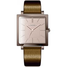 Vintage Square Women's Wristwatch, Quartz Stone Leather Strap Ladies Watch, Stylish Square Waterproof Women's Retro Watch
