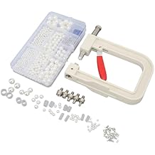Pearl Setting Machine, DIY Handmade Pearl Setting Machine, Beads Rivet Fixing Machine, Pearl Rivet Buttons Nailheads Spots Studs Kit for Hats Shoes Clothes Bags Skirts Beads DIY Accessories