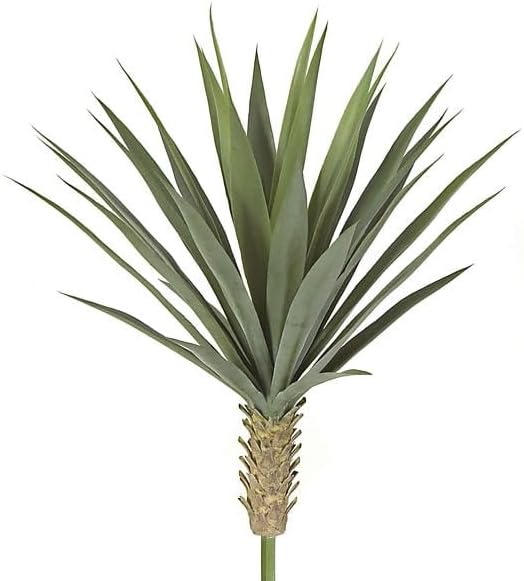 26in Outdoor UV-Resistant Artificial Yucca Plant -Green (Pack of 3)
