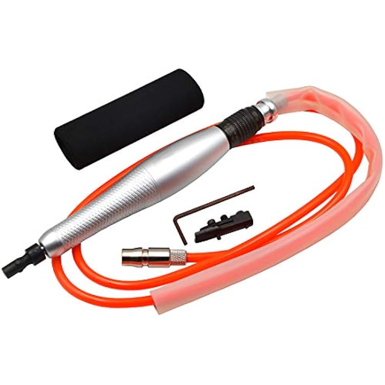 WKSTOOL Pneumatic Reciprocating Oscillating Micro Air Mini File Die Grinder Machine Turbo Lapping Filing, Grinding Buffing Polishing Sanding Tools