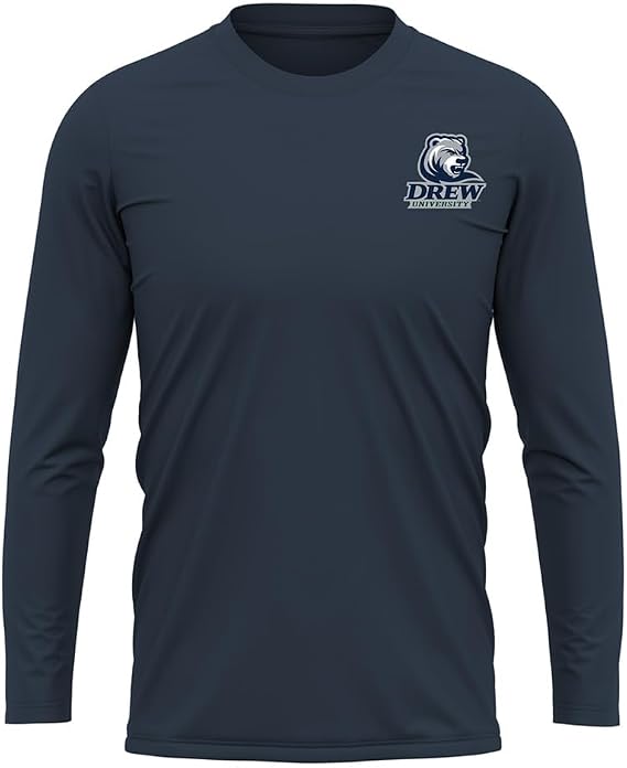 Official NCAA Collegiate Men's Sport Active Long Sleeve Shirt Left Chest Logo Collection