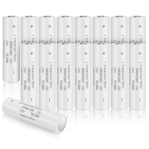 ER261020 CC 3.6V 16.0AH Double C Lithium Thionyl Battery 16 Pack for Locators Digitrak sonde Memory Storage