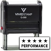 Vivid Stamp Performance Self Inking Rubber Stamp (Black Ink) - Q-300