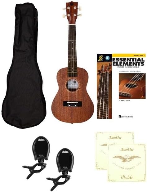 Westwood WU-C Concert Ukulele Classroom Set, Set of 10 Ukuleles with Gig Bags
