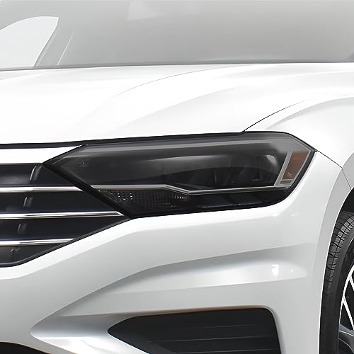 BOGAR TECH DESIGNS Precut for Volkswagen Jetta 2019-2024 Full Headlight Head Light PPF Kit, Clear Bra