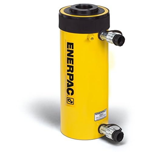 Enerpac RRH-1001 Double-Acting Hollow-Plunger Hydraulic Cylinder with 100 Ton Capacity, Double Port, 1.50 Stroke Length