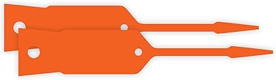 Self Locking Arrow Car Key Tags - Package of 1000 Orange